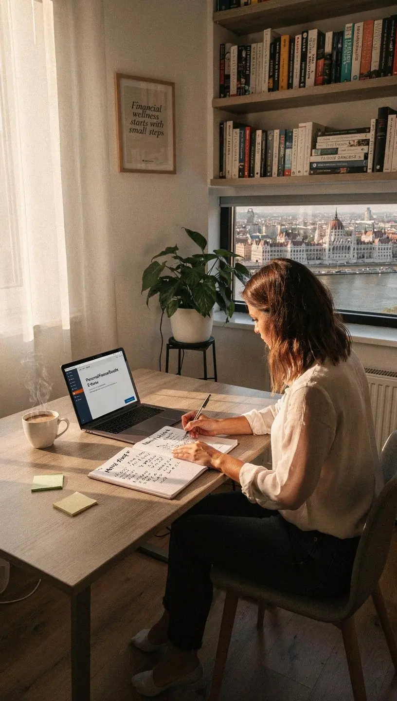 Grafika a pénzügyi célok eléréséhez szükséges lépésekről